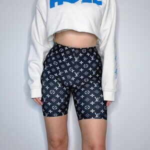 Printed Biker Shorts